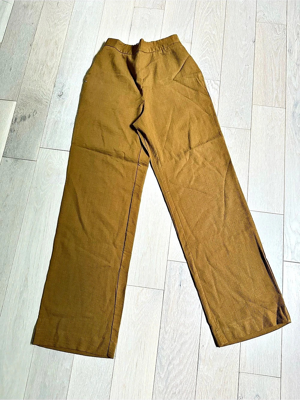 Zara Wide Leg Pants in Brown Size Medium Like New